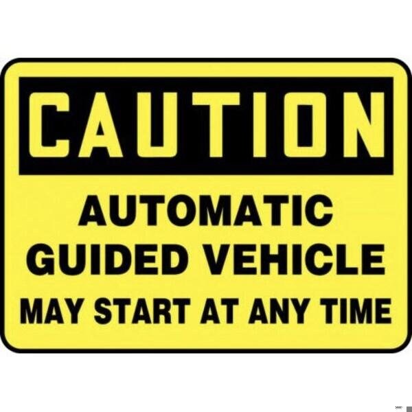 Accuform OSHA CAUTION SAFETY SIGN GO SLOW MVHR686XT MVHR686XT - main